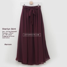 RRu-009 Sherlyn Skirt - Rok Ceruti Polos
